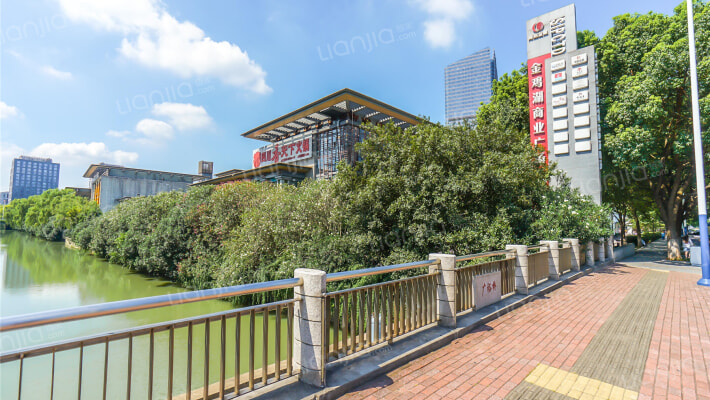 金鸡湖商业广场外景图