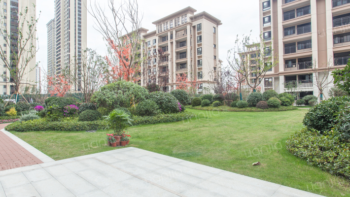 湖心溪岸外景图