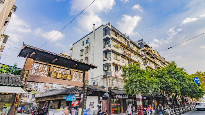 夫子庙金街外景图