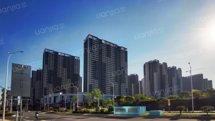 曾边锦溪苑外景图