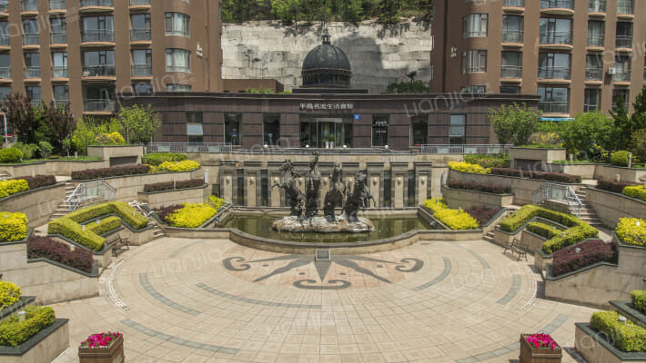 半岛听涛外景图