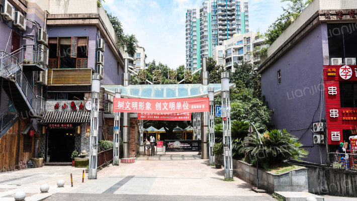 锦绣广苑外景图