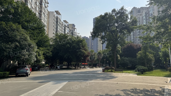 柳岸锦城外景图