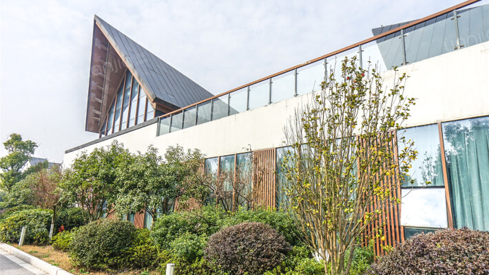 万科公园大湖外景图