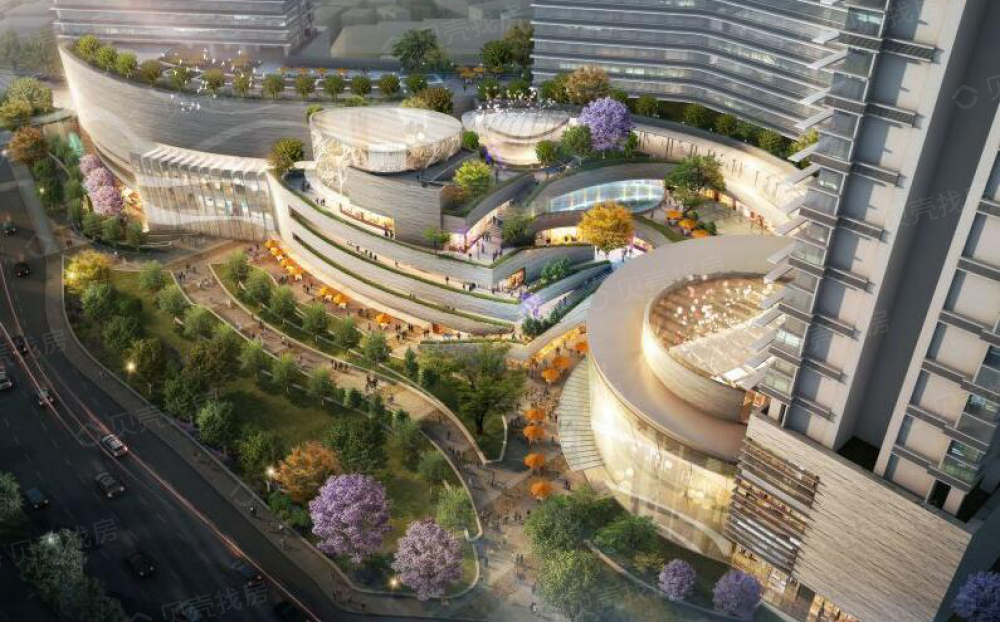 【信达金茂广场_扬州信达金茂广场楼盘】效果图相册-扬州贝壳新房