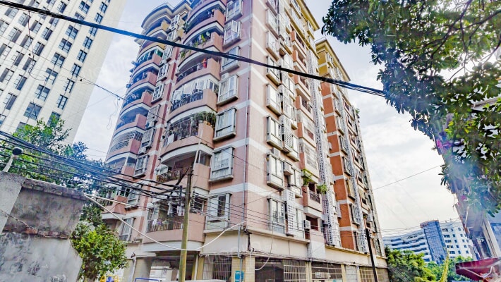 广州第75中学教师宿舍外景图