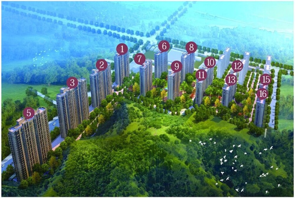 卧龙天香南园效果图