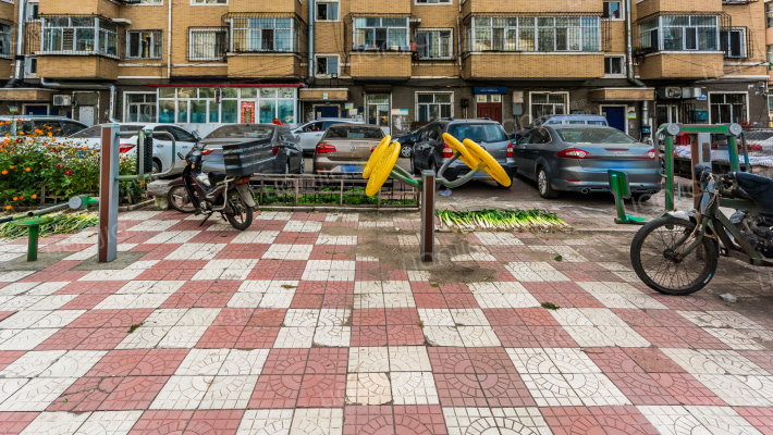 轴承街住宅小区外景图