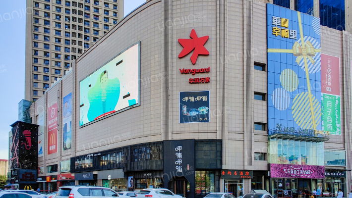 电力小区高层家属院外景图