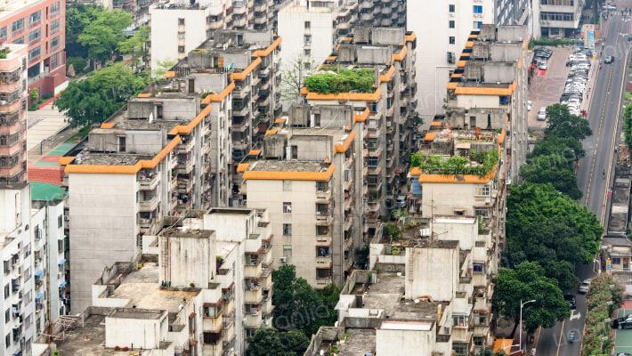 建设银行宿舍外景图