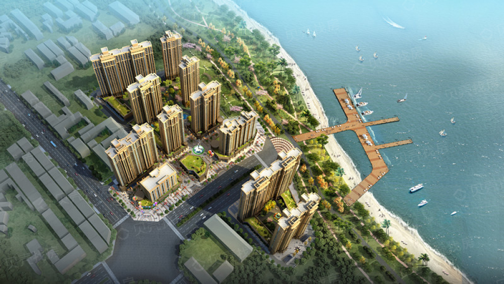 碧海蓝天效果图