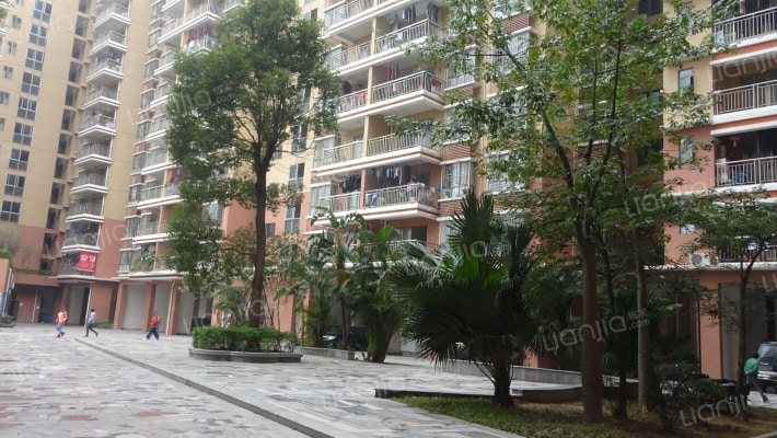 玉湖山畔外景图