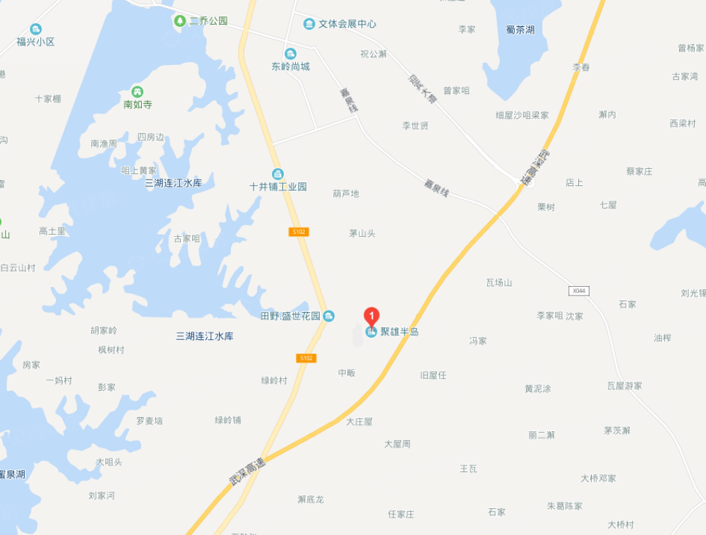 聚雄半岛区位