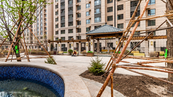 都市邻里外景图