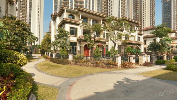 碧海云天外景图