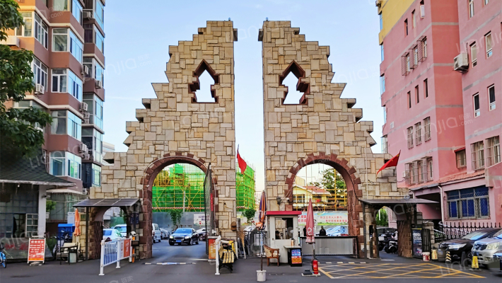 美丽亚洲假日花园别墅外景图