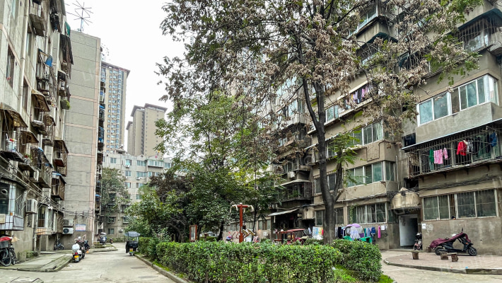 青松小区外景图