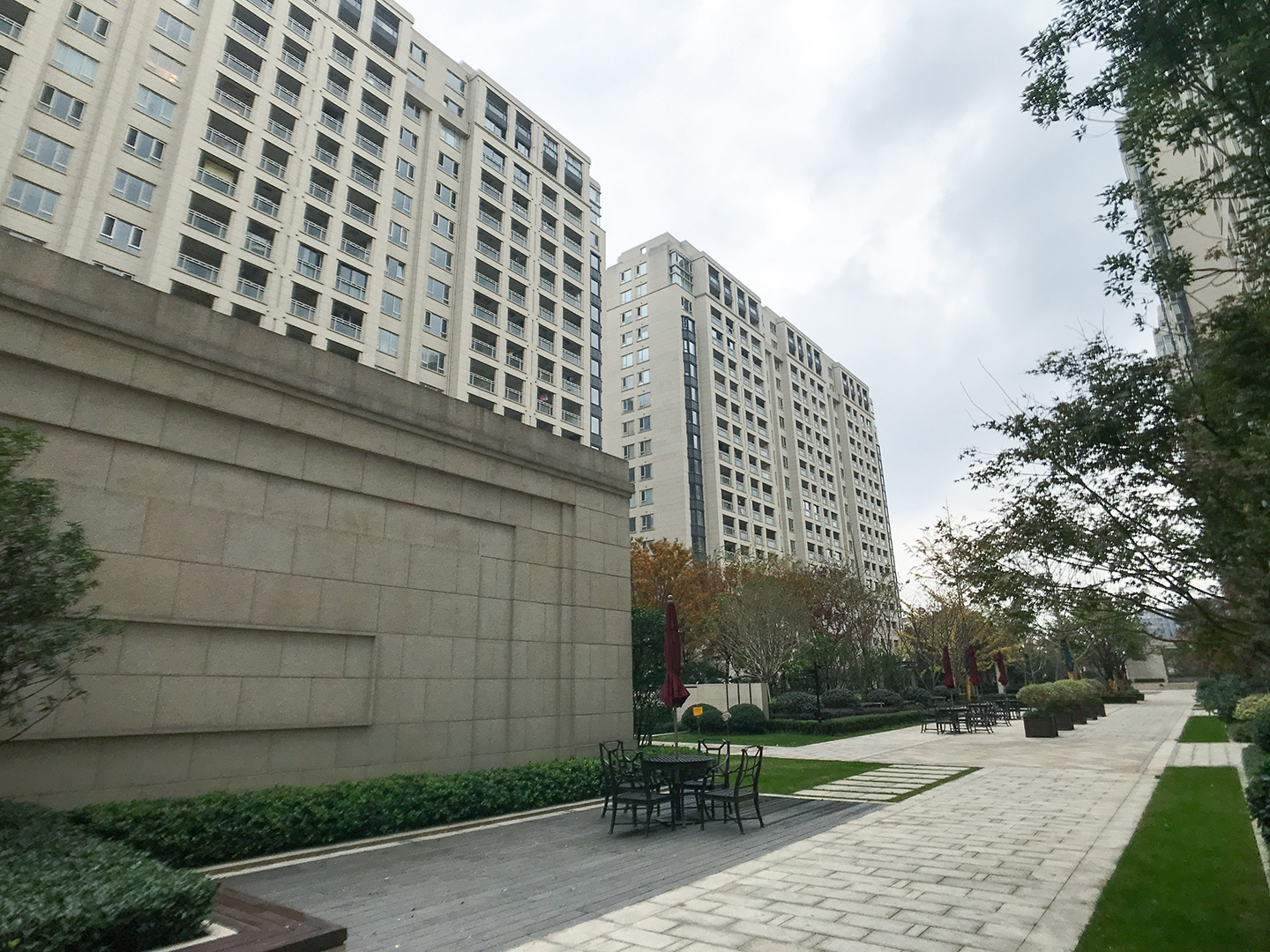 金茂万科新都会小区实景 2