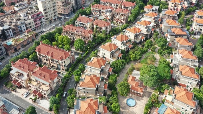 南国水乡外景图