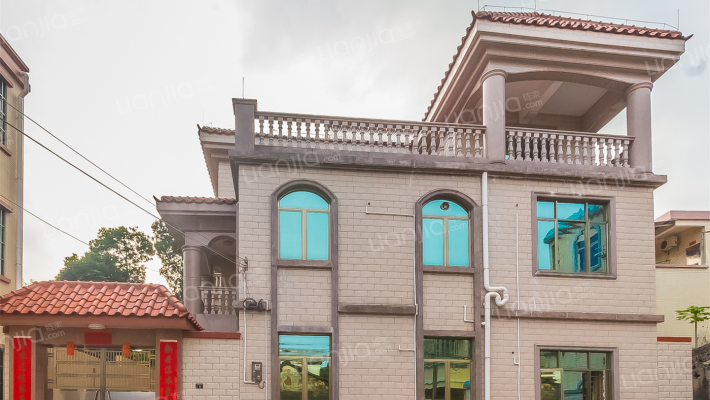 榄边茶西外景图