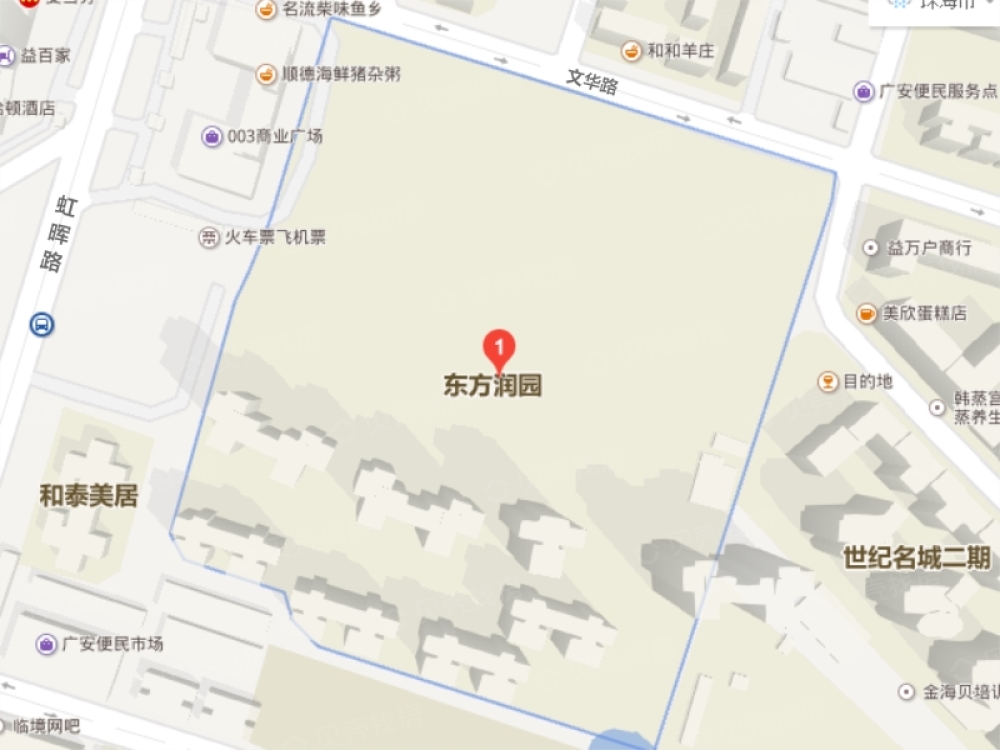 东方润园区位