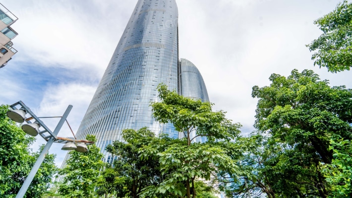 天玺世茂海峡大厦外景图