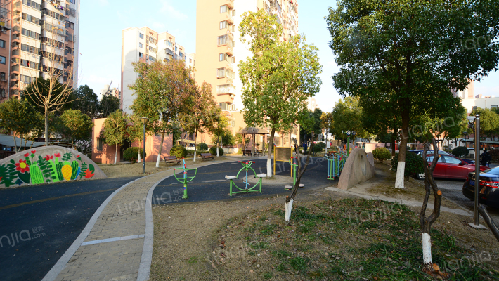 中科大学村外景图