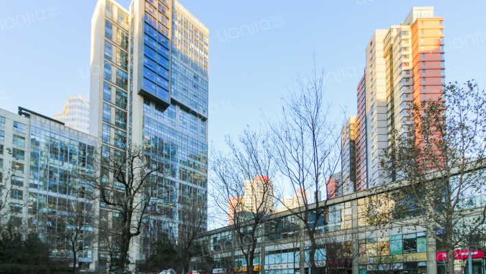 万达广场公寓外景图