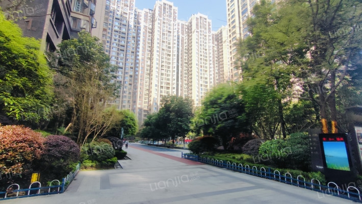 中洲锦城湖岸外景图