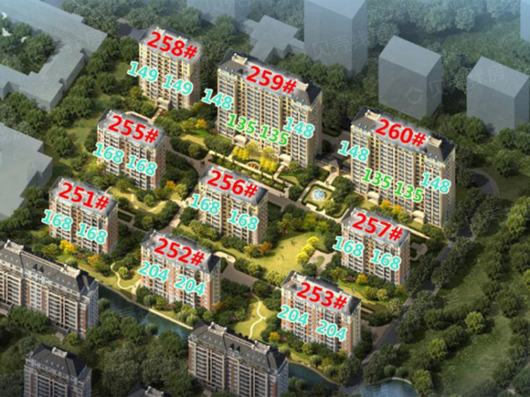 【歌尔绿城桃园里_潍坊歌尔绿城桃园里楼盘房价】户型-怎么样-贝壳