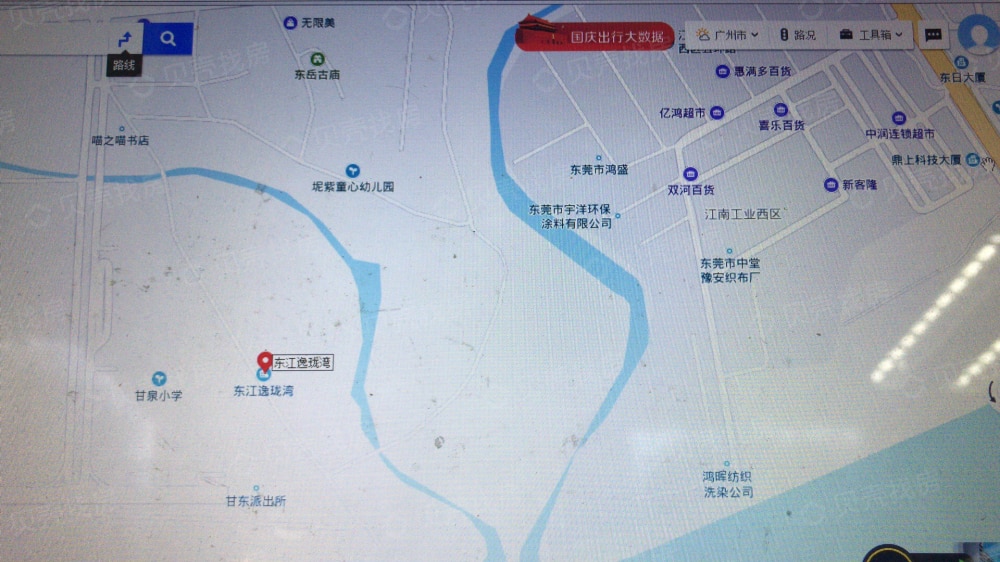 东江逸珑湾区位