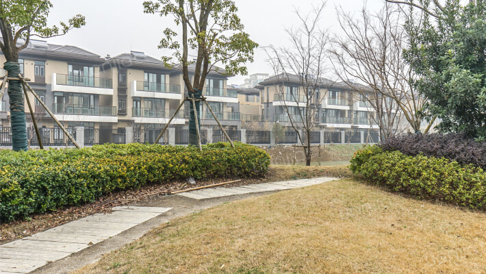 水泊堂前花园外景图