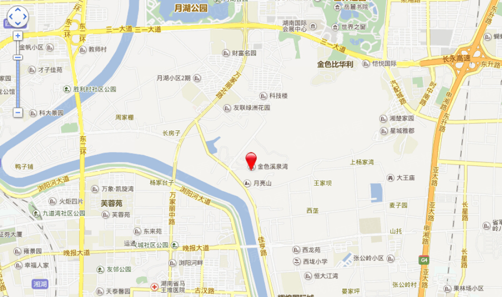 金色溪泉湾区位