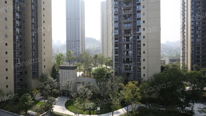 重庆天地雍江翠湖外景图