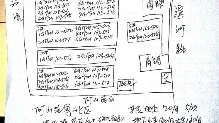 何山花园北区外景图