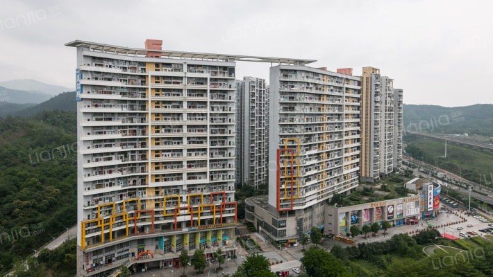 振业峦山谷外景图