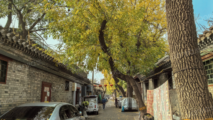 门楼胡同外景图