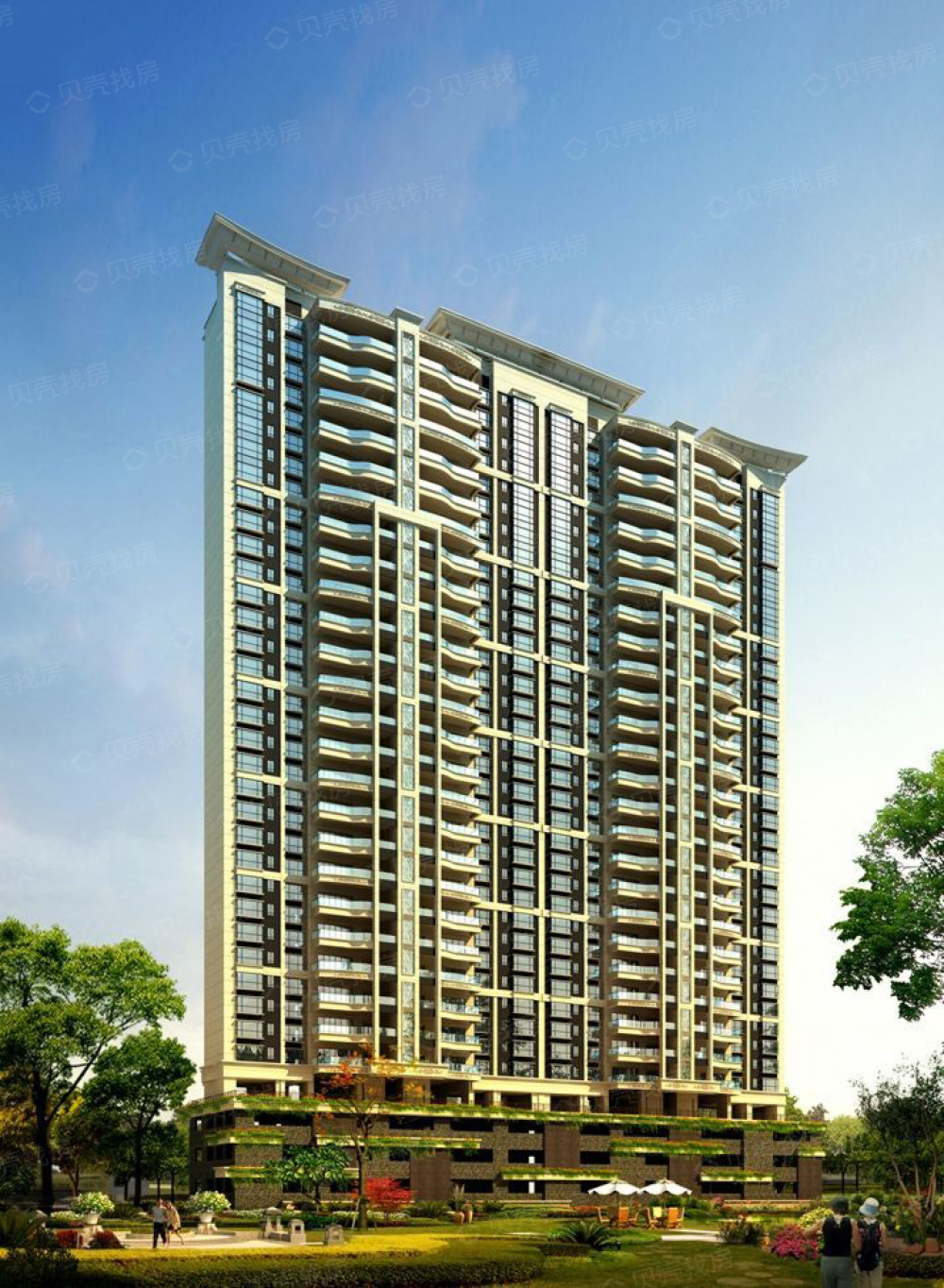 峰湖御境效果图