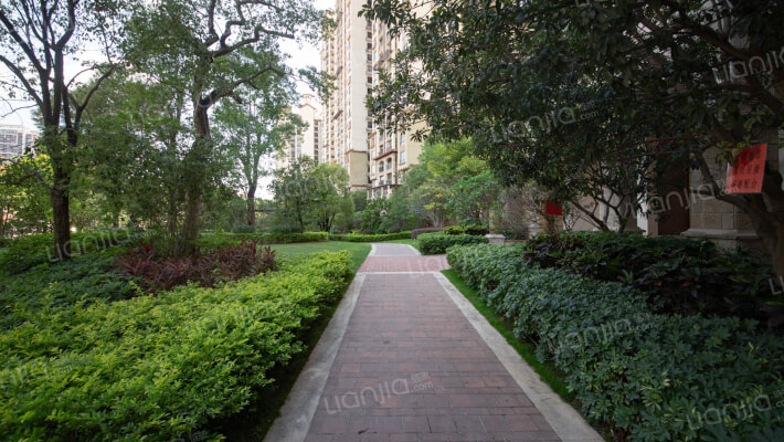 城市山麓外景图