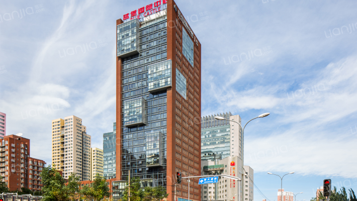 蓝堡国际公寓外景图