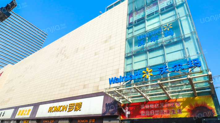 万达购物广场店面外景图