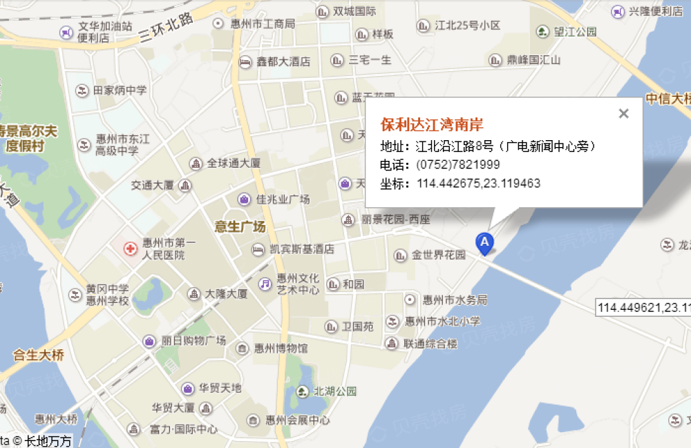 保利达江湾南岸区位