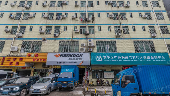 田背花园外景图