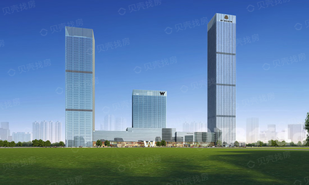 【运达中央广场_长沙运达中央广场楼盘】效果图相册-长沙贝壳新房