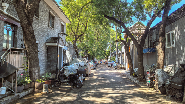 桂花胡同外景图