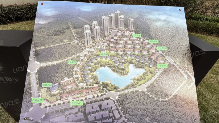 恒大麓山湖三期外景图