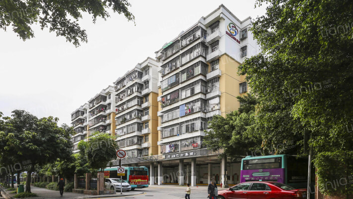 益田村公交宿舍外景图