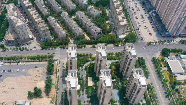 大明宫金茂府一期东区外景图