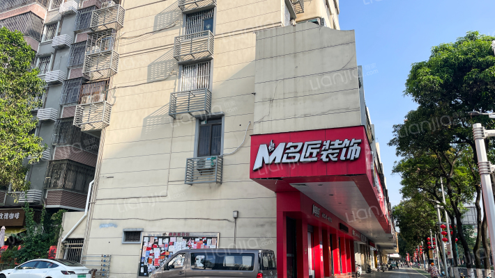 原木材公司宿舍楼外景图