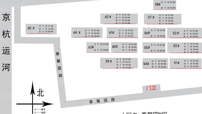 春馨园D区外景图